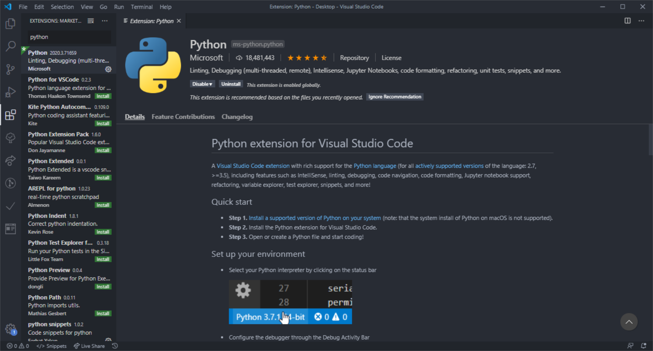 python-extension